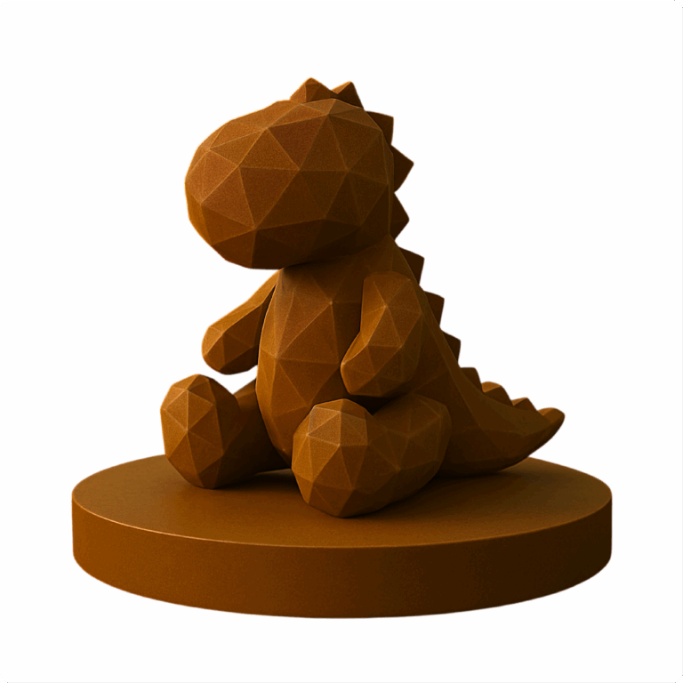 Gedenkteken cortenstaal Dino